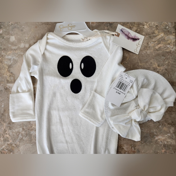 Jessica Simpson Baby Infant Sleep Sack Ghost Halloween - Picture 3 of 8